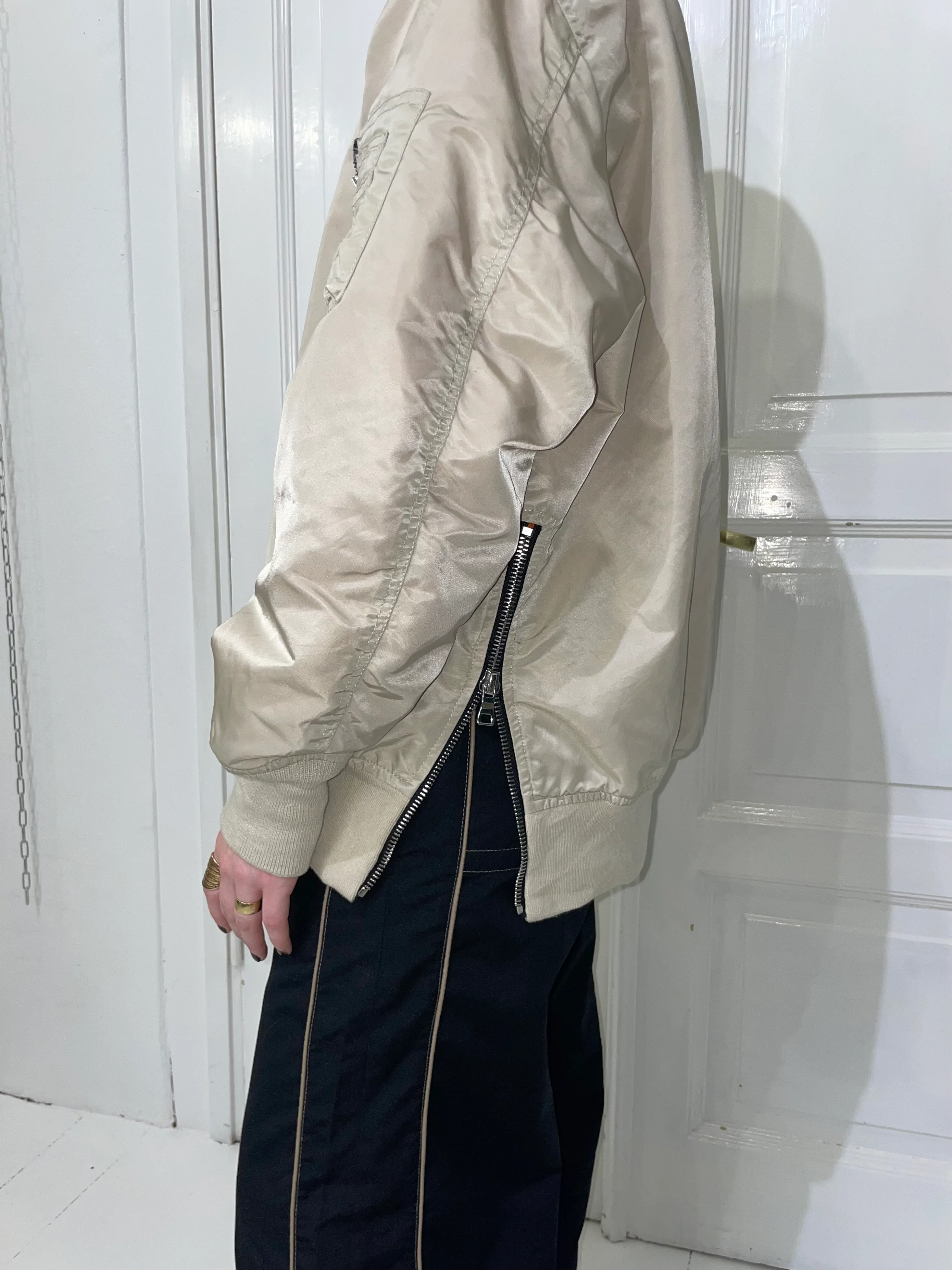 Beige bombertakki - Image 3